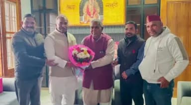 गदरपुर: लालकुआं के पूर्व विधायक नवीन दुम्का गूलरभोज पहुंचे, गदरपुर विधायक अरविंद पांडेय से की मुलाकात