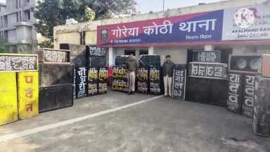 गोरेयाकोठी: गोरियाकोठी में सरस्वती पूजा के दौरान पुलिस ने डीजे किया ज़ब्त