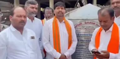 మేడ్చల్: సీసీ రోడ్డుకు పనులు ప్రారంభం కాకపోవడంపై మండిపడిన బిజెపి ఇన్చార్జ్ ఏనుగు సుదర్శన్ రెడ్డి