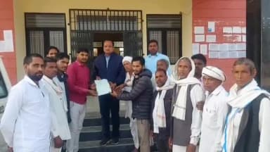 लवाण: जैलमपुरा के सरकारी स्कूल की भूमि पर अतिक्रमण को लेकर ग्रामीणों का आक्रोश, तहसीलदार को सौंपा ज्ञापन