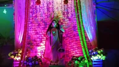 বারুইপুর: পুলিশের উদ্যোগে বারুইপুর থানাতে সরস্বতী পুজোর আয়োজন