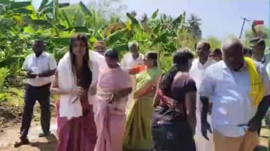 சிங்கம்புனரி: கருப்பு கவுனி நெல்லைப் பார்த்தவுடன் ‘ஏதோ பாயாசம் செய்வாங்களே… ரொம்ப நல்லா இருக்கும்’ என கொஞ்சும் தமிழில் கேட்டார் ஊரக வளர்ச்சித் துறையின் இணைச் செயலாள