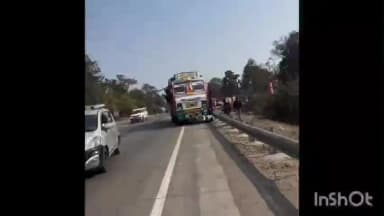 बिछिया: नेशनल हाईवे 30 पर मेढाताल के पास ट्रक ने बाइक सवार को मारी टक्कर, कोई हताहत नहीं