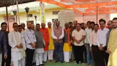 चौरई: चौरई के लक्ष्मी नारायण मंदिर में धार्मिक अनुष्ठान में शामिल हुए विधायक