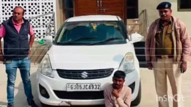 બાયડ: આંબલીયારા ગામની સીમમાંથી પોલોસે કારમાં લવાતો રૂ.2.85 લાખના વિદેશી દારૂ સાથે દએક ઈસમને ઝડપી પાડ્યો