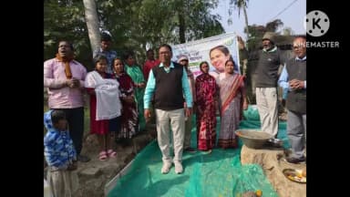 কাঁথি ৩: কুমিরদা সংসদে ঢালাই রাস্তা নির্মাণের শুভ উদ্ধোধনে উপস্থিত পঞ্চায়েত সমিতির সভাপতি বিকাশ চন্দ্র বেজ