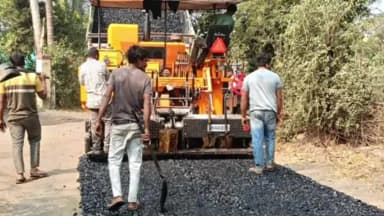 કપરાડા: તાલુકાના ચીવલ ગામમાં નેશનલ હાઇવે 56 અને 848 ને જોડતા મહત્વપૂર્ણ રોડનું રીસર્ફેસિંગ કાર્ય શરૂ