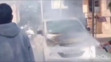 વિજાપુર: વિજાપુર સિવિલના પાર્કિંગમાં કારમાં લાગી ભયાનક આગ, ગાડીના વાયરીંગમાં શોર્ટ સર્કિટ થતા આગ નો બનાવ બન્યો