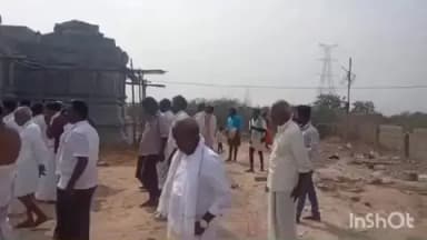 తెల్కపల్లి: పెద్దపల్లి బుగ్గ వెంకటేశ్వర స్వామి నూతన ఆలయ నిర్మాణం పనులు వేగవంతం