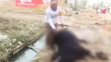 सावर: नगर में सापण्दा रोड पर पाइपलाइन कार्य में लापरवाही से गाय की हुई मौत, बाल-बाल बचे महिला-पुरुष