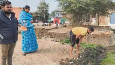 देवरी: नवनिर्वाचित नगर पालिका अध्यक्ष नेहा अलकेश जैन ने नगर के विभिन्न वार्डों में साफ-सफाई का निरीक्षण किया