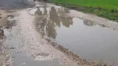 शाहगंज: खेतासराय में छह महीने से अधूरी सड़क बनी ग्रामीणों के लिए परेशानी