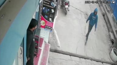 बदरवास: श्रीराम कॉलोनी में घर के बाहर से मोटरसाइकिल चोरी, सीसीटीवी में कैद