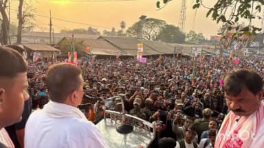 ওন্দা: ওন্দায় বিজেপি তরফে প্রতিবাদ মিছিল ও পথসভা অনুষ্ঠিত হল, উপস্থিত রাজ্যের বিরোধী দলনেতা শুভেন্দু অধিকারী