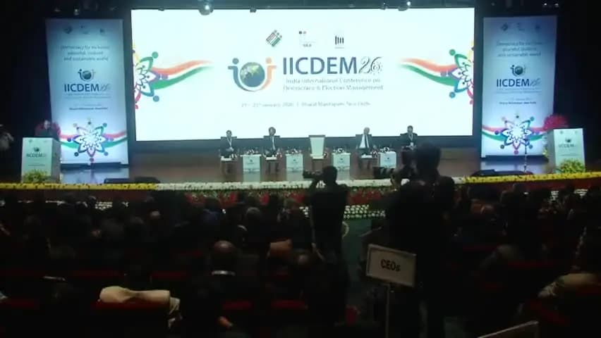 "ECINET is something that is walking, running and flying all at the same time"
CEC Shri Gyanesh Kumar while speaking at the launch of ECINET at #IICDEM2026.