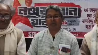 সবং: সবং এ নওজয়ান যাত্রার আগে সাংবাদিক সম্মেলন করল এসএসআই