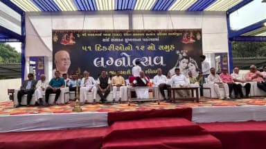 કપરાડા: સૂખાલા ગામે 21માંસમૂહ લગ્નમાં નાણામંત્રી ઉપસ્થિત રહ્યા