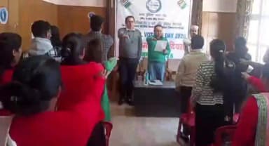 डेहर: हर चुनाव में वोट जरूरी, तभी लोकतंत्र होगा मजबूत- एसडीएम सुंदरनगर अमर नेगी, राष्ट्रीय मतदाता दिवस पर कार्यक्रम संपन्न