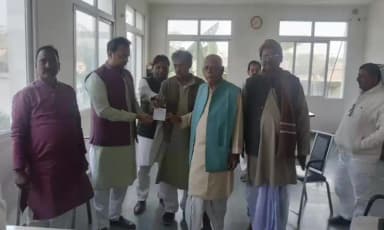 शिवाजी नगर: नंदकुमार चौधरी कांग्रेस छोड़ जदयू में शामिल, वारिसनगर विधायक ने दिलाई सदस्यता