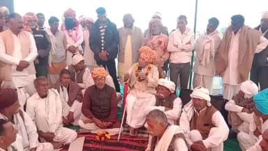 वैर : देवनारायण मंदिर पर हरि कीर्तन का हुआ समापन पूर्व सांसद पंडित रामकृष्ण बोले।