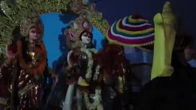 विष्णुगढ़: विष्णुगढ़ प्रखंड में गाजे-बाजे के साथ माँ शारदे को दी विदाई, नम आँखों से हुआ विसर्जन