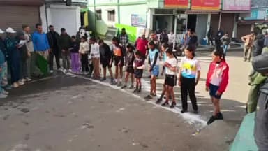 पाटी: गणतंत्र दिवस के उपलक्ष्य में नगर लोहाघाट में 16वें राष्ट्रीय मतदाता दिवस पर क्रॉस कंट्री दौड़ का आयोजन