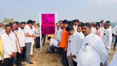 बदनापूर: पळसखेडा ते दाभाडी सिमेंट काँक्रिटीकरण रस्त्याच्या कामाचे आ. नारायण कुचे यांच्या हस्ते दाभाडी येथे करण्यात आले भूमिपूजन