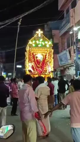 சுரண்டை புனித அந்தோனியார் திருத்தல திருவிழாவை முன்னிட்டு இன்று தேர்த்திருவிழா