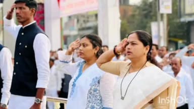 भद्रावती: भद्रावती नगर परिषद येथे खासदार प्रतिभा धानोरकर यांच्या हस्ते ध्वजारोहण