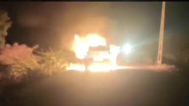 હળવદ: હળવદ નજીક કારમાં આગ લાગી