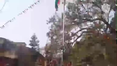 कर्रा: गणतंत्र दिवस पर कर्रा थाना में फहराया गया ध्वज