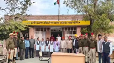 रामसर: रामसर में 77वें गणतंत्र दिवस पर ध्वजारोहण, उपखंड के शासकीय कार्यालयों में फहराया गया राष्ट्रध्वज