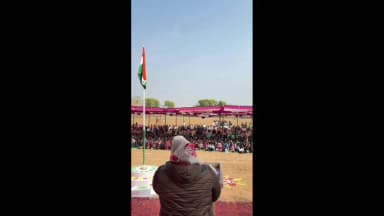 बौंली: उपखंड कार्यालय में 77वें गणतंत्र दिवस को बड़े हर्ष और उल्लास के साथ मनाया गया, विधायक इंदिरा मीणा ने किया ध्वजारोहण