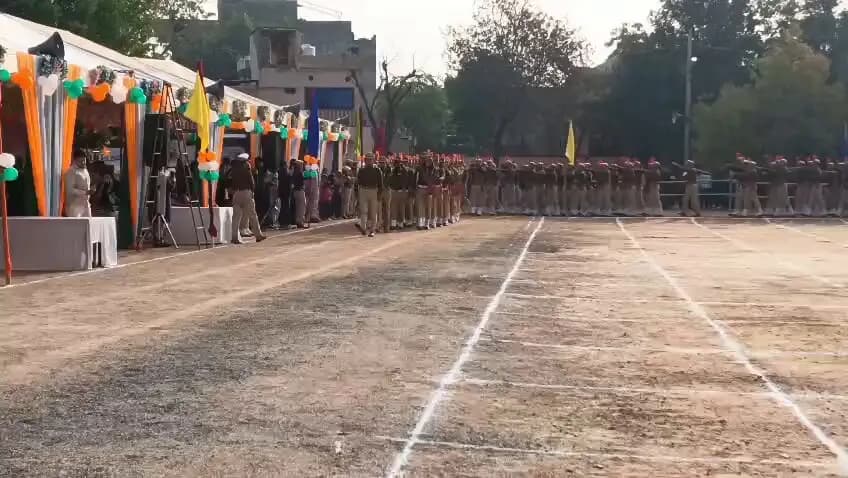 77वें गणतंत्र दिवस के उपलक्ष पर #परेड का आयोजन ।
#RajasthanPolice #77thRepublicDay #RepublicDay2026
@IgpAjmer
#TonkPoli...