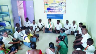 எட்டயபுரம்: கடலையூர் கிராமத்தில் கிராம சபை கூட்டம் காங்கிரஸ் மாவட்ட தலைவர் பங்கேற்பு