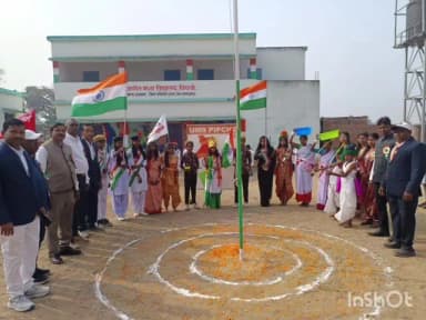 जयनगर: उत्क्रमित मध्य विद्यालय पिपचो में गणतंत्र दिवस हर्षोल्लास के साथ मनाया गया