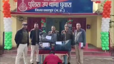 घुवारा: घुवारा में पुलिस की बड़ी कार्रवाई, 27 किलो गांजा बरामद, आरोपी गिरफ्तार