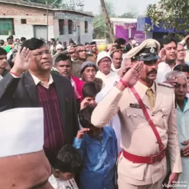 दावथ: दावथ दिनारा में गणतंत्र दिवस पर हर्षोल्लास के साथ झंडातोलन किया गया