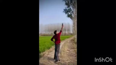 रामपुर मनिहारन: किशोर का पिस्टल से हवाई फायरिंग का वीडियो वायरल, मासूम शर्मा के गाने पर 29 सेकंड के क्लिप में किए चार राउंड फायर