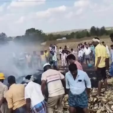 ಸವಣೂರು: ಮಂತ್ರೋಡಿ ಗ್ರಾಮದಲ್ಲಿ ಸುಟ್ಟು ಕರಕಲಾದ ಗೋವಿನ ಜೋಳದ ರಾಶಿ