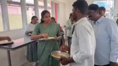 తిరువూరులో అన్నా క్యాంటీన్ ను తనిఖీలు చేసిన :ఆర్డీవో మాధురి