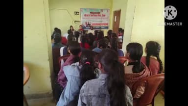 बड़हरिया: कैलगढ़ गांव स्थित कस्तूरबा गांधी बालिका आवासीय विद्यालय में विशेष सखी वार्ता का आयोजन