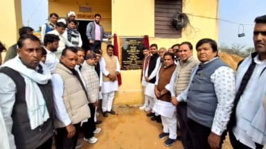 लालसोट: निर्झरना में विधायक रामबिलास मीना ने राजकीय पशु चिकित्सालय के नवीन भवन का किया शिलान्यास, क्षेत्रवासियों ने किया स्वागत