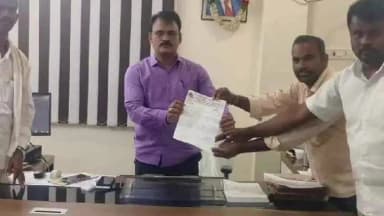 నాగిరెడ్డిపేట: బంజారా భవన నిర్మాణానికి స్థలం కేటాయించాలని, ఎల్లారెడ్డి ఆర్డిఓ పాతసింహారెడ్డికీ వినతి పత్రం అందజేత