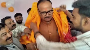 मिल्कीपुर: डिप्टी सीएम बृजेश पाठक का मिल्कीपुर के इनयतनगर में भव्य स्वागत, उप मुख्यमंत्री अयोध्या जा रहे थे