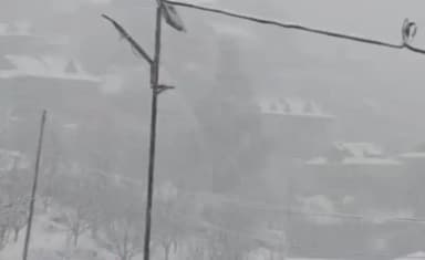 चिड़गांव: छुपाड़ी और चिडगांव के ऊपरी इलाकों में बर्फबारी, जनजीवन अस्त-व्यस्त