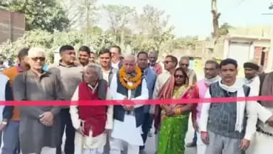 फुलवरिया: विधायक ने किया मजिरवा कला पंचायत में नवनिर्मित स्वागतम द्वार का उद्घाटन, जदयू कार्यकर्ता हुए शामिल