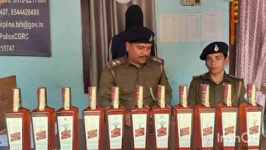कुर्सेला: कुर्सेला एनएच 31 गिट्टी प्लांट के पास पुलिस ने 8 लीटर विदेशी शराब के साथ एक तस्कर को गिरफ्तार किया
