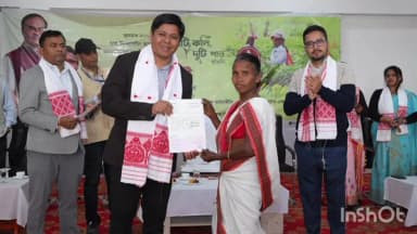 নাহৰকটীয়া: নাহৰকটীয়া হাপজান চাহ বাগিচাত এটি কলি দুটি পাত আঁচনি শুভাৰম্ভ কৰিলে বিধায়ক তৰংগ গগৈয়ে