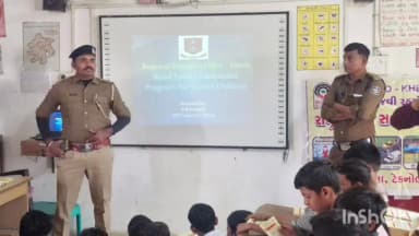 કપડવંજ: કપડવંજ તાલુકાની વડોલ પ્રાથમિક શાળા ખાતે રાષ્ટ્રીય માર્ગ સલામતી અંગે સેમીનાર યોજાયો.